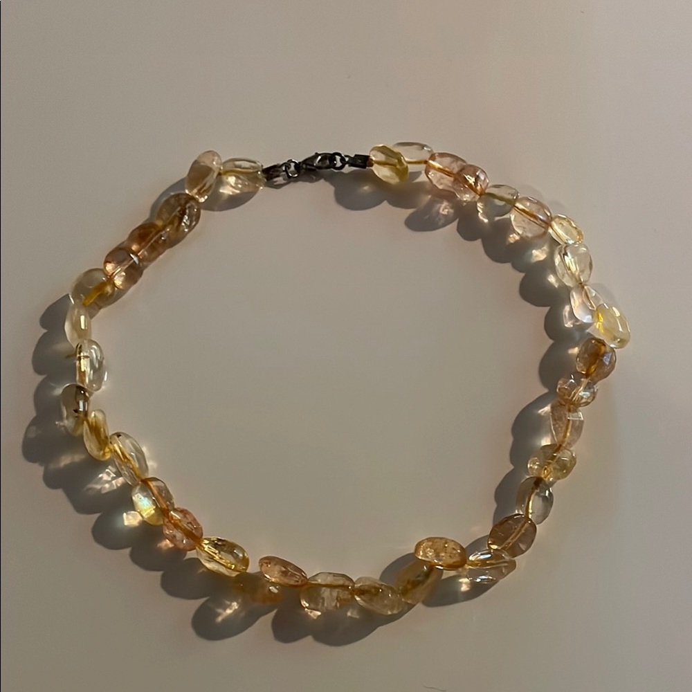 Citrine choker
